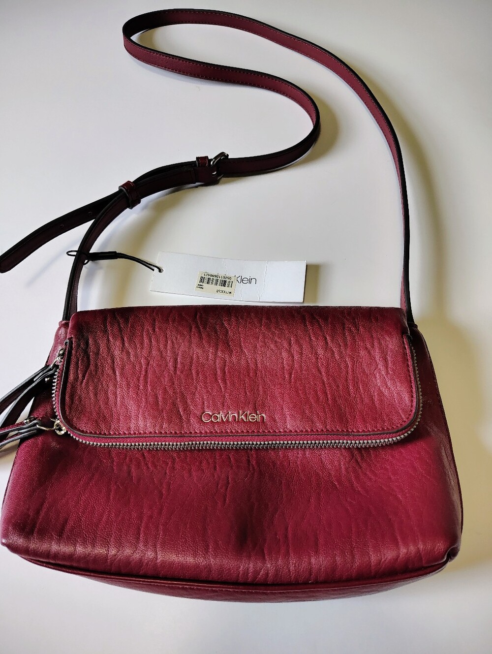 Calvin Klein Maroon Purse